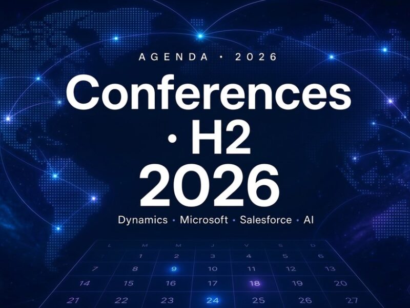 H2 2026 conference agenda — Dynamics, Microsoft, Salesforce and AI